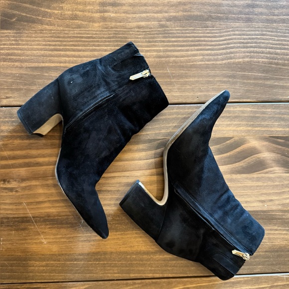 Sam Edelman Hilty Ankle Boots Black Suede 8.5 - Picture 3 of 8